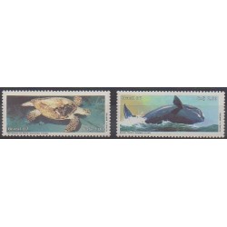 Brésil - 1987 - No 1835/1836 - Vie marine