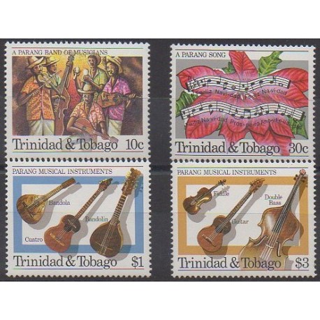Trinidad and Tobago - 1984 - Nb 514/517 - Christmas - Music