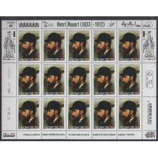 Buy this souvenir sheet  of France of the year 2022 (Nb F58 - Henri Rouart).