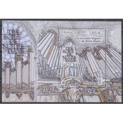 France - Blocks and sheets - 2022 - Nb BF Grandes orgues de Notre-Dame - Music