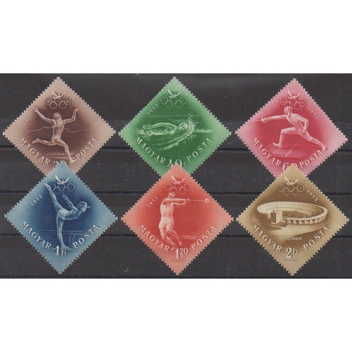 Acheter cette série de timbres de Hongrie de l'année 1952 (No 1046/1049 - PA130/PA131). - Neuf avec charnière