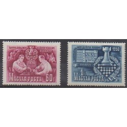 Hungary - 1950 - Nb 946/947 - Chess - Mint hinged