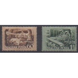 Hungary - 1952 - Nb 1052/1053 - Mint hinged
