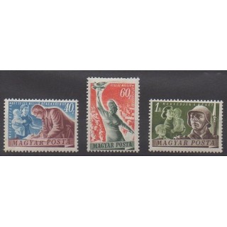 Buy this set of stamps of Hungary of the year 1950 (Nb 976/978). - Mint hinged