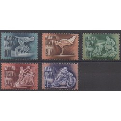 Hungary - 1950 - Nb 971/975 - Various sports - Mint hinged