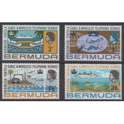 Bermudes - 1967 - No 202/205 - Télécommunications