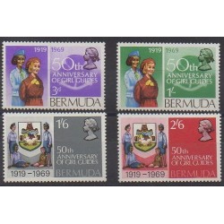 Bermuda - 1969 - Nb 218/221 - Scouts