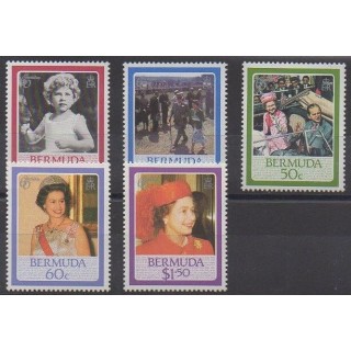 Buy this set of stamps of Bermuda of the year 1986 (Nb 482/486).