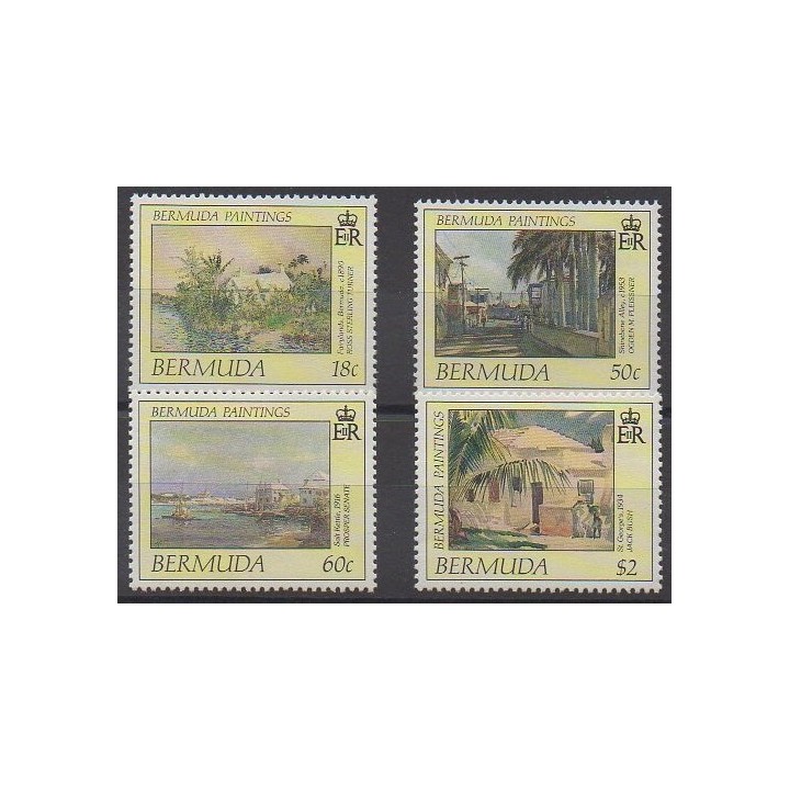 Acheter cette série de timbres des Bermudes de l'année 1990 (No 575/578).
