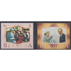 Bermudes - 1997 - No 739/740 - Royauté - Principauté