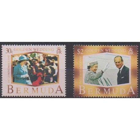Bermuda - 1997 - Nb 739/740 - Royalty