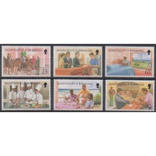 Acheter cette série de timbres des Bermudes de l'année 1998 (No 759/764).