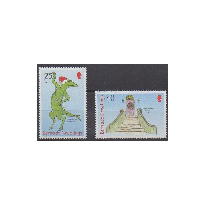 Acheter cette série de timbres des Bermudes de l'année 1998 (No 769/770).