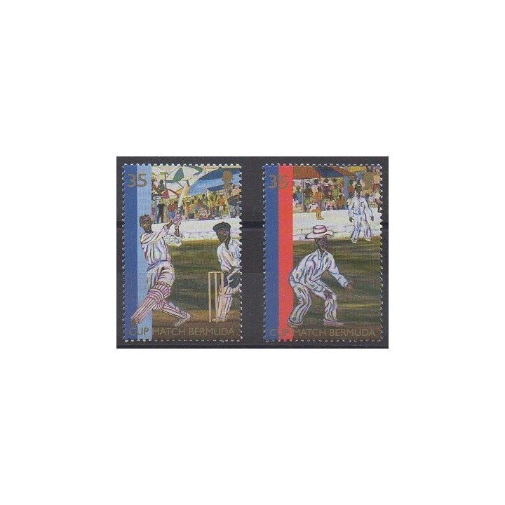 Acheter cette série de timbres des Bermudes de l'année 2002 (No 832/833).