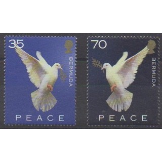Acheter cette série de timbres des Bermudes de l'année 2002 (No 842/843).