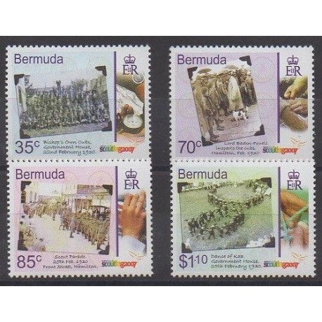 Bermuda - 2007 - Nb 942/945 - Scouts