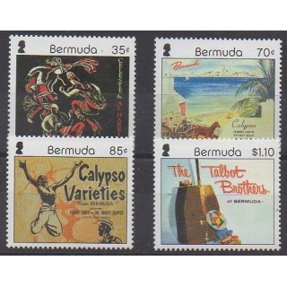 Acheter cette série de timbres des Bermudes de l'année 2008 (No 947/950).