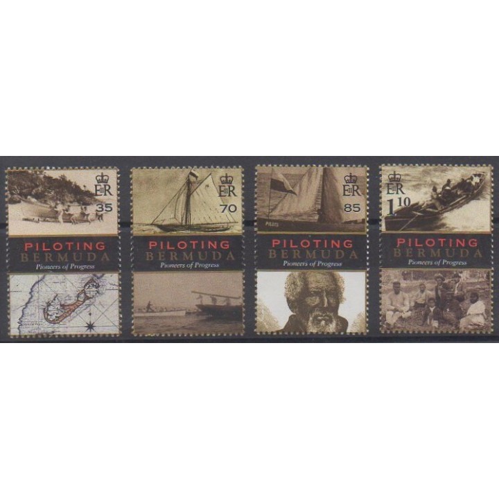 Acheter cette série de timbres des Bermudes de l'année 2011 (No 1018/1021).