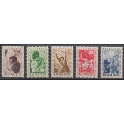 Hungary - 1949 - Nb 908/912 - Mint hinged