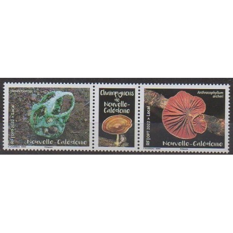 New Caledonia - 2022 - Nb 1416/1417 - Mushrooms