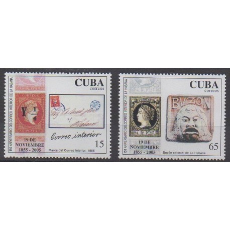Cub. - 2005 - No 4297/4298 - Timbres sur timbres