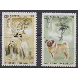 Cuba - 2005 - Nb 4304/4305 - Dogs - Horoscope