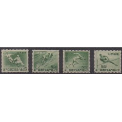 Japon - 1948 - No 388/391 - Sports divers - Neufs avec charnière