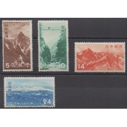 Japan - 1952 - Nb 512/515 - Parks and gardens - Mint hinged