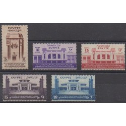 Égypte - 1936 - No 179/183 - Exposition - Neufs avec charnière
