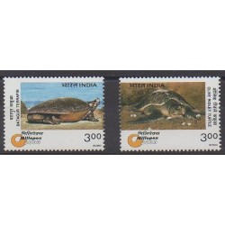 India - 2000 - Nb 1507/1508 - Turtles