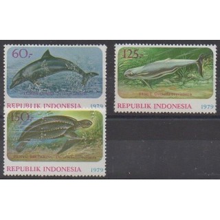 Acheter cette série de timbres d'Indonésie de l'année 1979 (No 860/862).