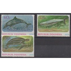 Indonésie - 1979 - No 860/862 - Vie marine