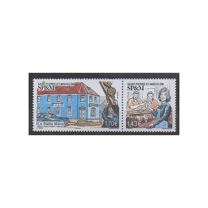 Buy this stamp of Saint-Pierre et Miquelon of the year 2022 (Le Stella Maris).