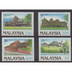 Malaysia - 1986 - Nb 367/370 - Architecture