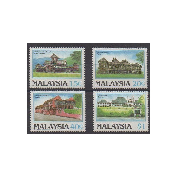 Acheter cette série de timbres de Malaisie de l'année 1986 (No 367/370).