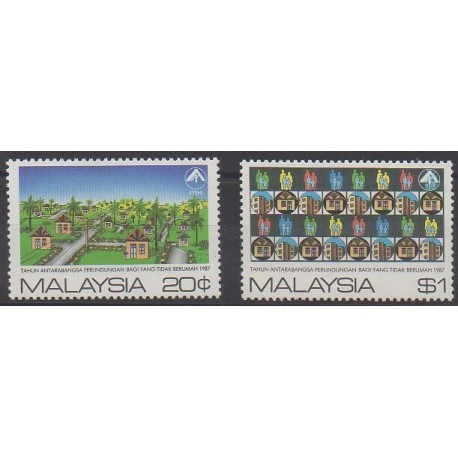 Malaysia - 1987 - Nb 375/376