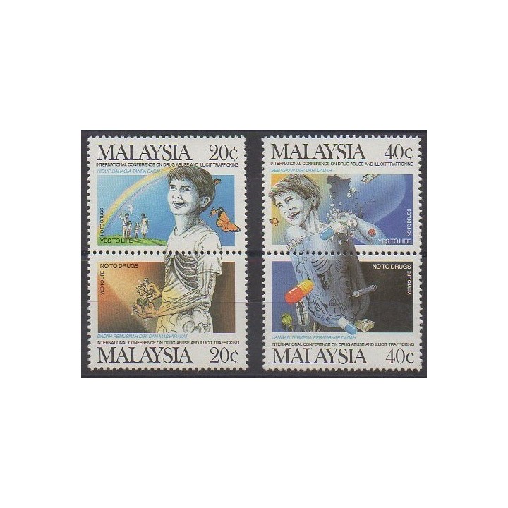 Buy this set of stamps of Malaysia of the year 1987 (Nb 377/380).