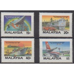 Malaisie - 1987 - No 385/388 - Transports