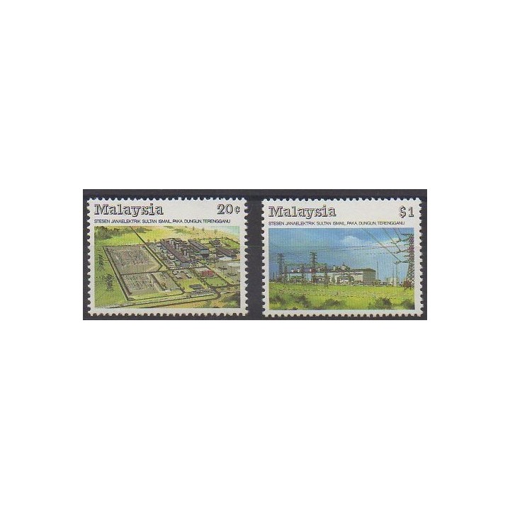 Acheter cette série de timbres de Malaisie de l'année 1988 (No 398/399).