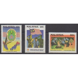 Acheter cette série de timbres de Malaisie de l'année 1989 (No 419/421).