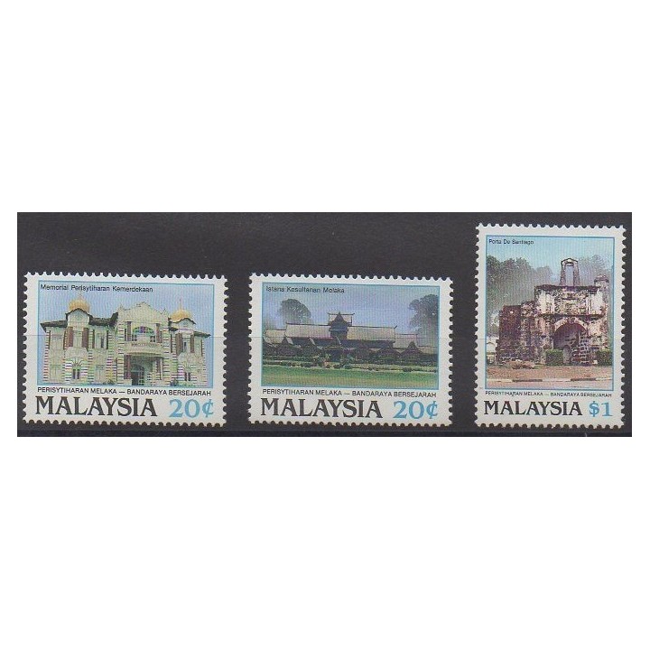 Acheter cette série de timbres de Malaisie de l'année 1989 (No 412/414).