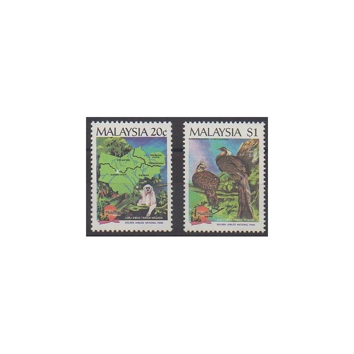 Buy this set of stamps of Malaysia of the year 1989 (Nb 435/436).