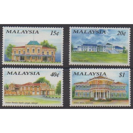 Malaysia - 1991 - Nb 462/465 - Monuments