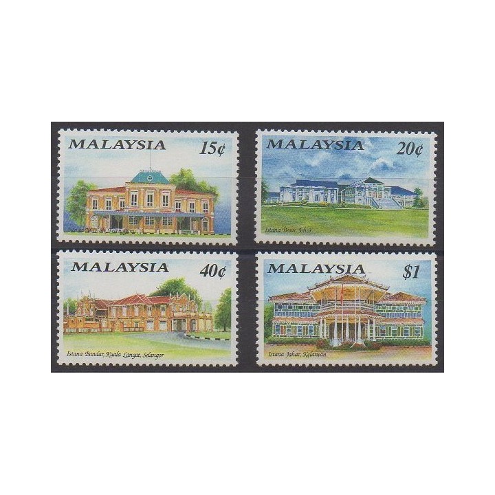 Acheter cette série de timbres de Malaisie de l'année 1991 (No 462/465).