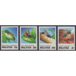 Malaysia - 1991 - Nb 468/471 - Insects