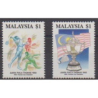 Buy this set of stamps of Malaysia of the year 1992 (Nb 485/486).