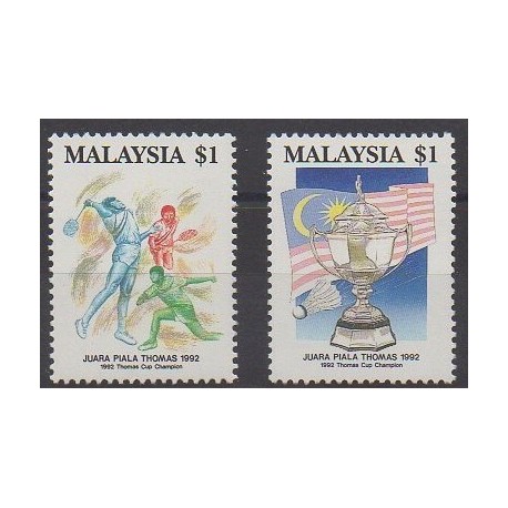 Malaisie - 1992 - No 485/486 - Sports divers