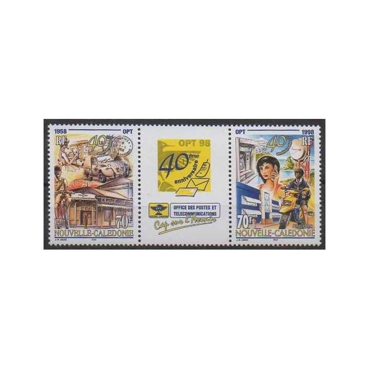 Buy this set of stamps of New Caledonia of the year 1998 (Nb 776/777).