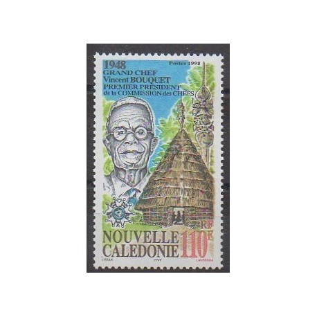 Nouvelle-Calédonie - 1998 - No 762 - Célébrités