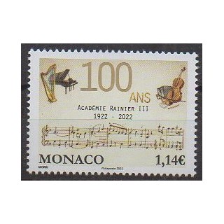 Acheter ce timbre de Monaco de l'année 2022 (Académie Rainier III).